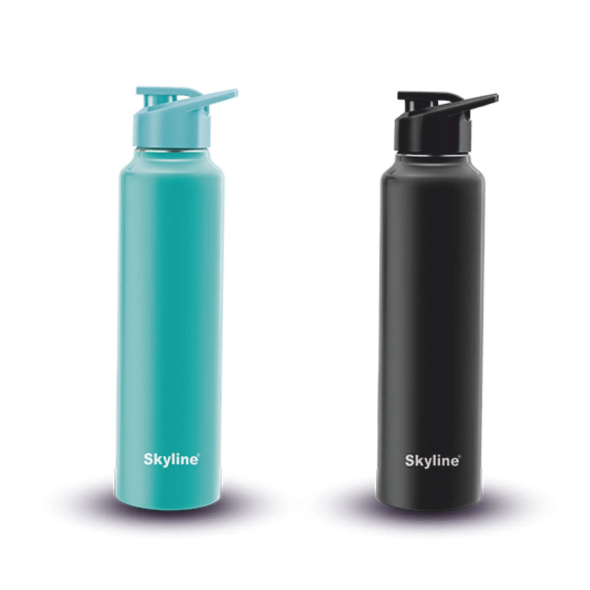 Skyline REFRESH SET 2-Pack Stainless Steel Water Bottles 1 Ltr