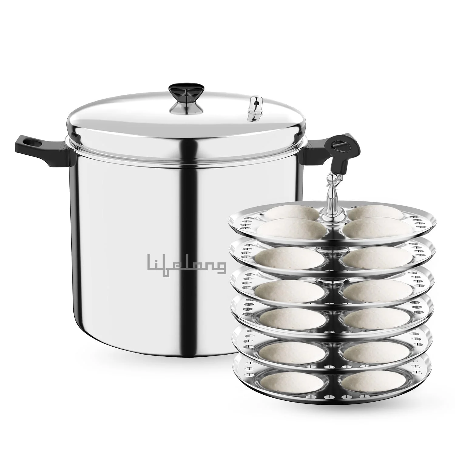 Lifelong Idli Cooker 6 Plate