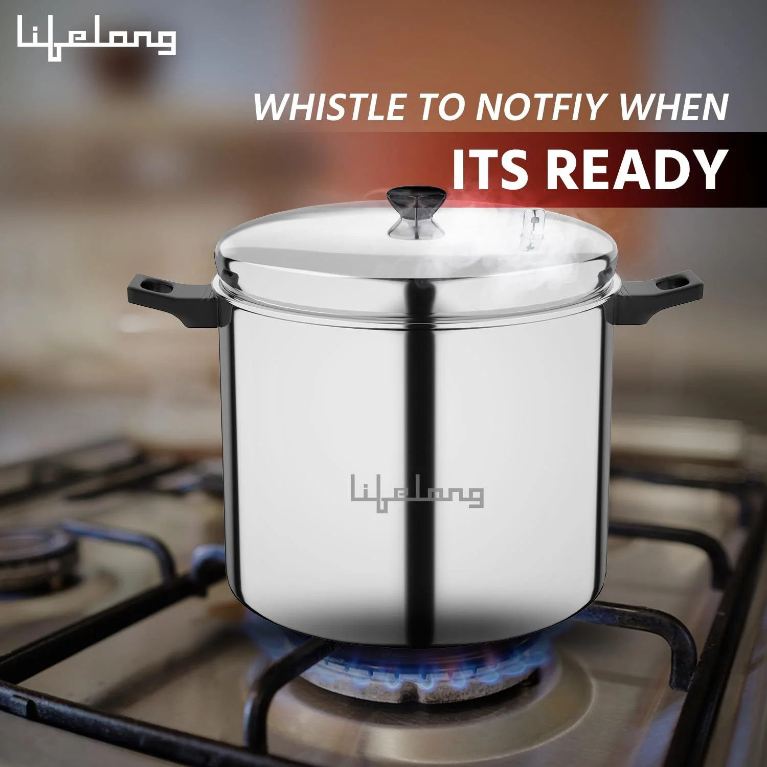 Lifelong Idli Cooker 6 Plate - Image 3