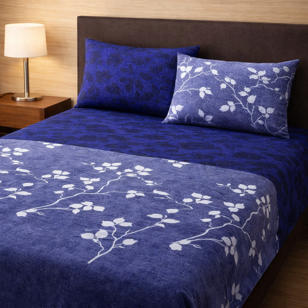 Kingston SmartValue Double Bedsheet Set with 2 Pillow Covers – Budget Corporate Gifting Bedding Set - Image 4