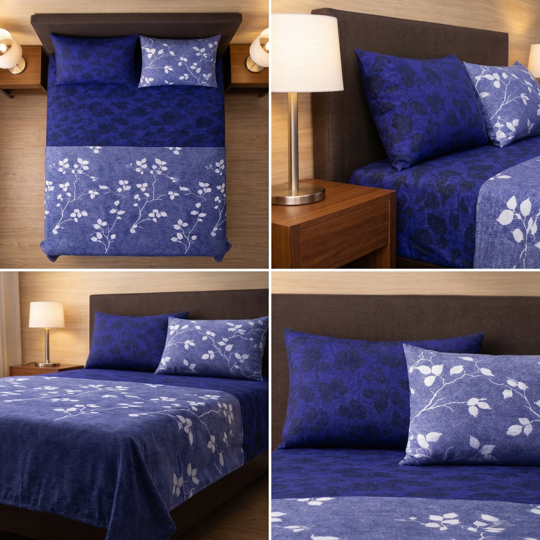 Kingston SmartValue Double Bedsheet Set with 2 Pillow Covers – Budget Corporate Gifting Bedding Set - Image 5