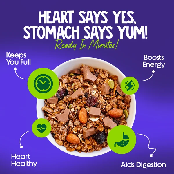 Alpino High Protein Muesli Dark Chocolate 400G - Image 3