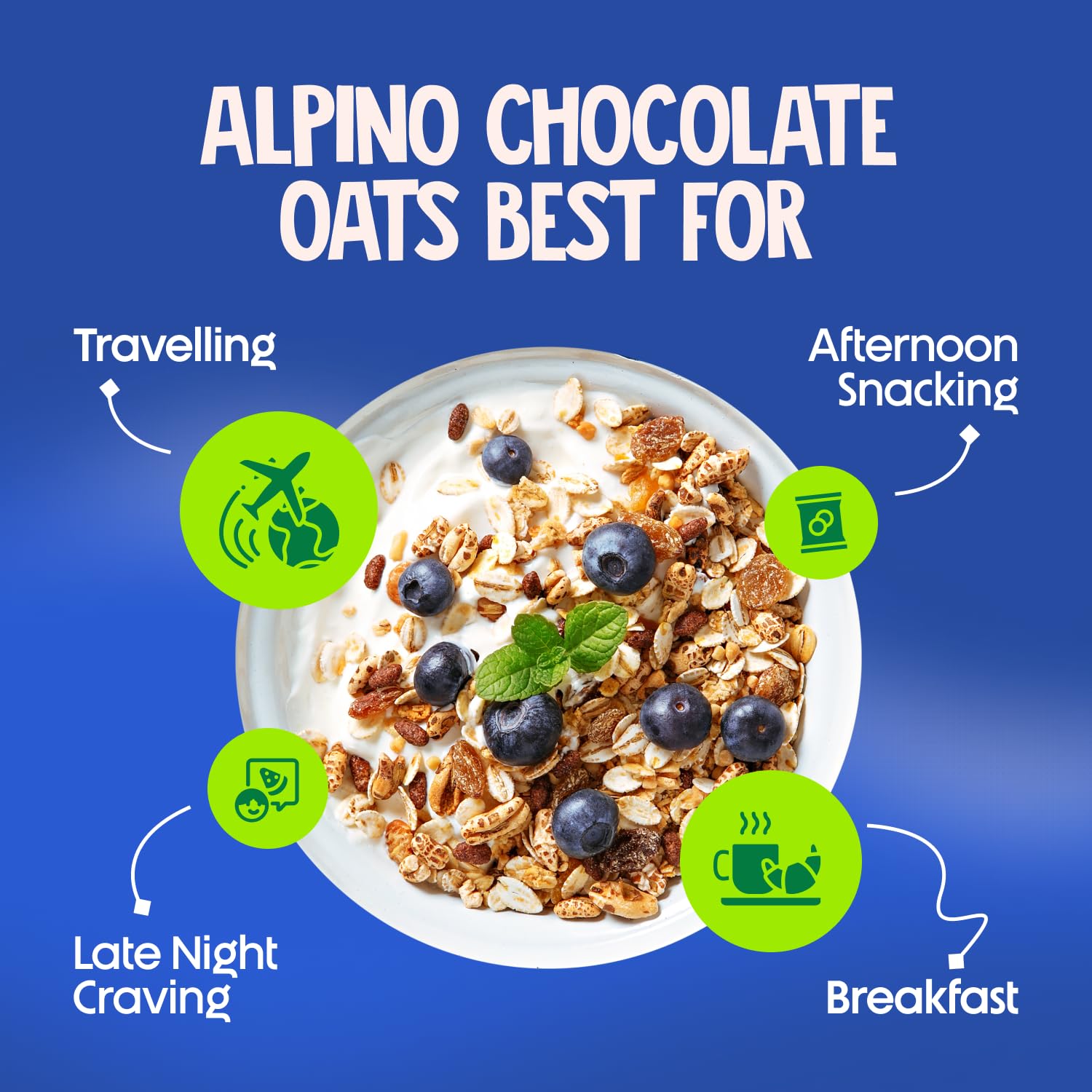 ALPINO 24% High Protein Super Rolled Oats Unsweetened 1kg - Image 5