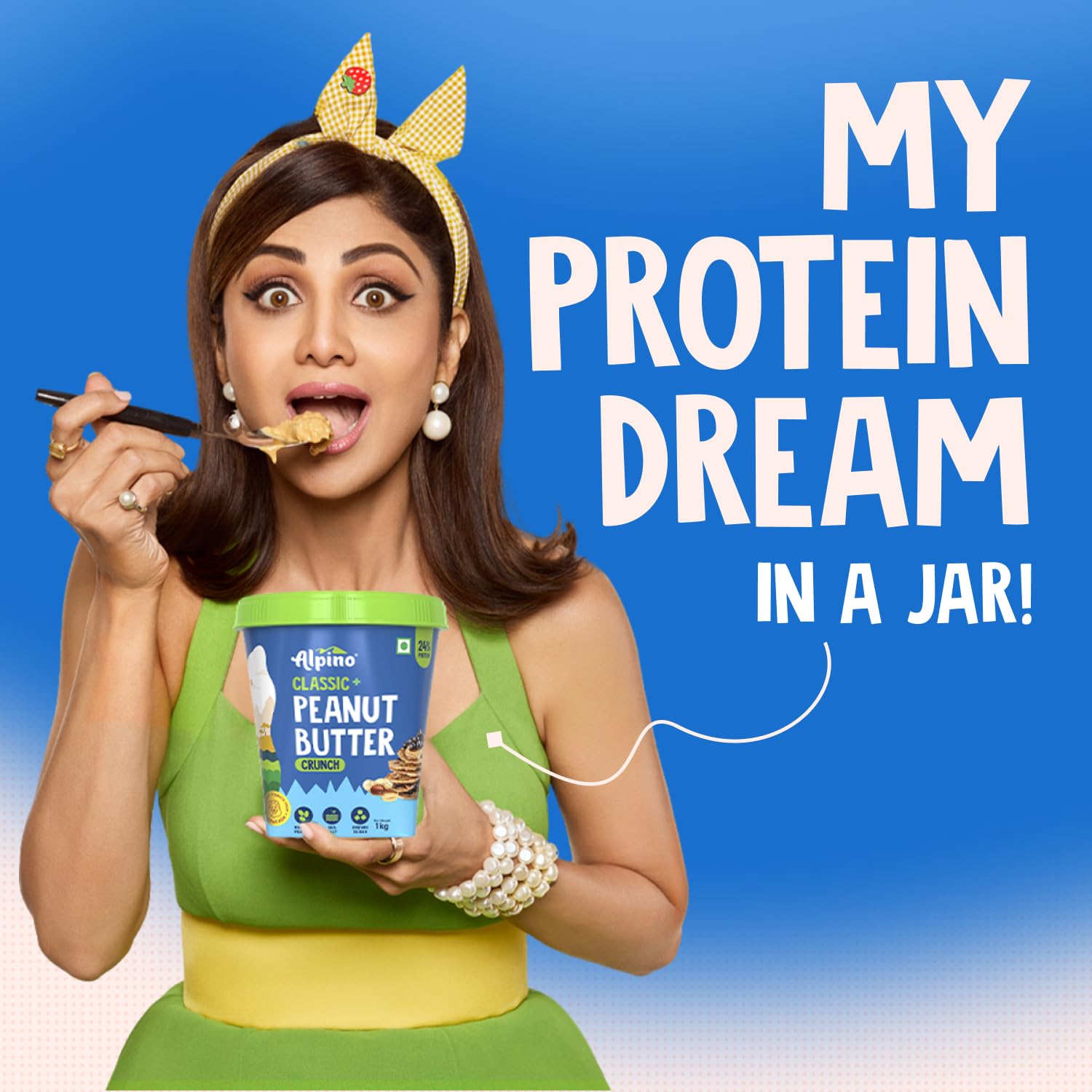 ALPINO 26g Protein Classic+ Peanut Butter Crunch 400g - Image 4
