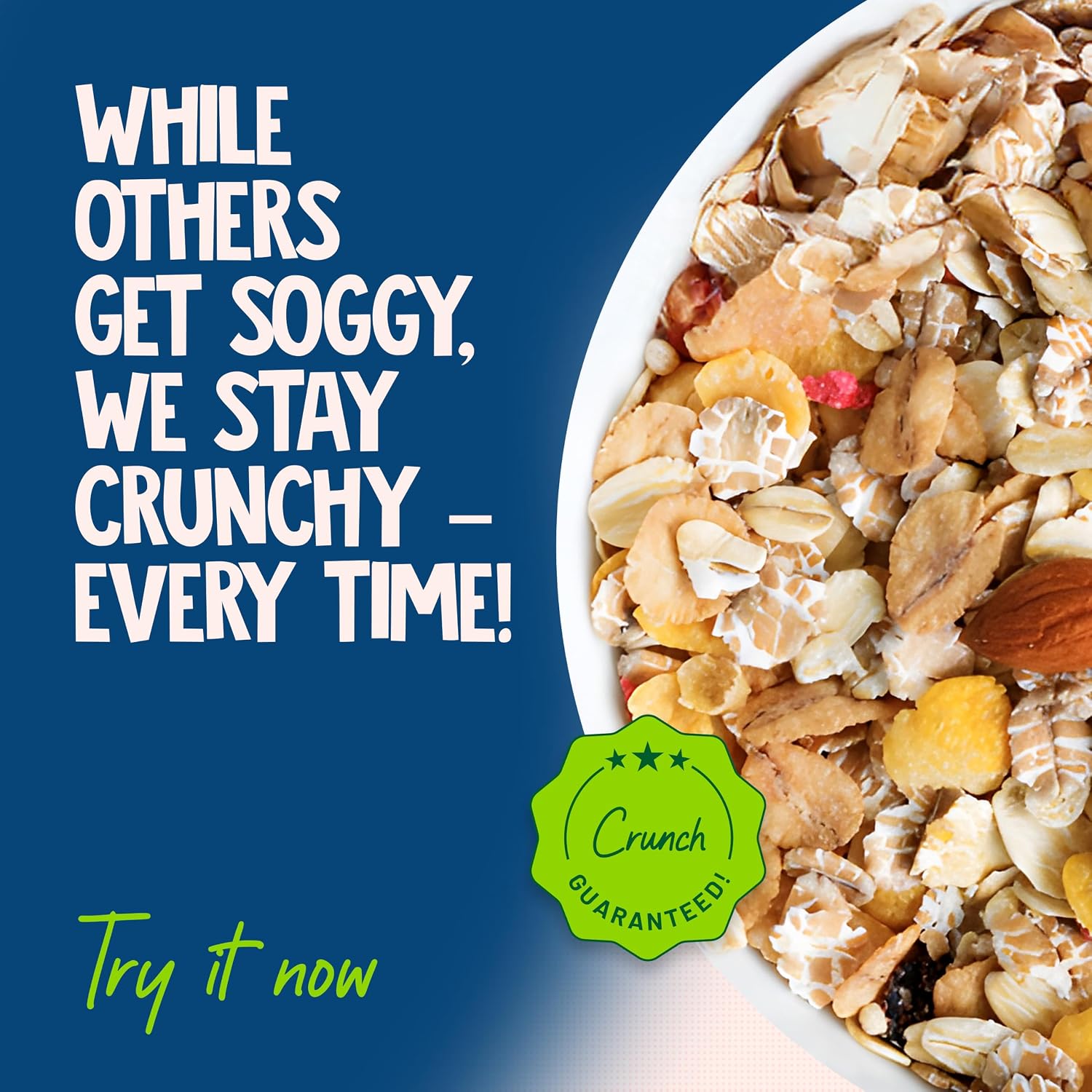 Alpino Diet Muesli Zero Added Sugar -11g Protein per 100g | 400g - Image 5